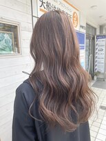 ヘアーアンドリラクゼーション ナスカ(Hair&Relaxation NazcA) イノアカラーでツヤツヤ暖色ベージュ