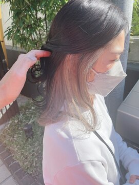 エイト 横須賀中央店(EIGHT) インナーカラー×ホワイト