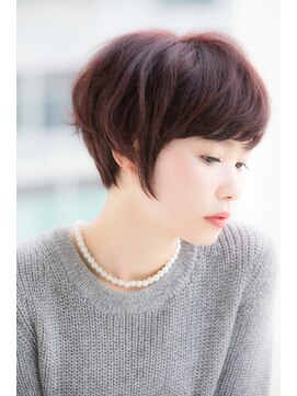 ラフ フロム ガーデン(Laf from GARDEN) 【Laf　岡本聡美】マッシュショート//ピンクベージュ