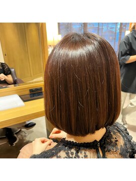 ユウヘアー 石川橋店(U Hair) まとまりやすいツヤ感ボブ/似合わせカット/ツヤ髪
