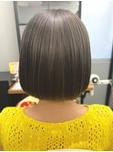 グレーベージュボブアッシュブラックワンレンボブ三軒茶屋