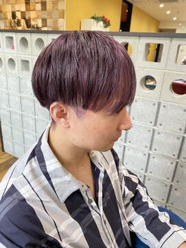 ヘアデザイン ノア(Noa) 【ブリーチありパープルカラー】