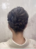 和髪アップ