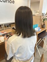 カノエ 山口小郡店(canoe) 長めボブ×アッシュカラー