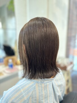 ヘアーアンドメイク ルシエル(hair&make Luxiel) 外ハネボブ