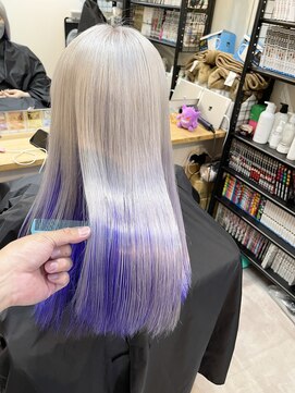 いろあそび 八王子 ホワイト×バイオレット