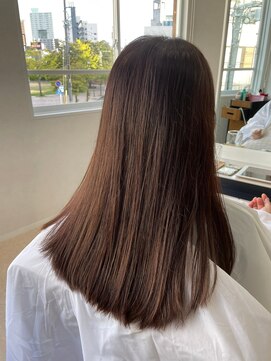 トゥットヘアー(Tutto hair) 大人かわいいナチュラルブラウンカラーふんわりロング30代40代
