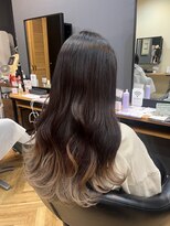 アルター(aL ter)&nbsp;グラデーション×ベージュ［黒髪/ボブルフ/ネビージュ/小顔］