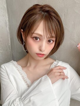 ラルユー 金山(LallYou) 大人ボブ/小顔/ショートボブ/30代40代50代/ネビージュ/ワンレン