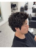 スパイキーショートスパイキーパーマ