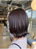 20代30代大人可愛いモカベージュナチュラルボブレイヤー