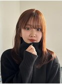 ブリーチなしオレンジベージュ