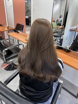 レブ 三条河原町(Reb,)&nbsp;ブリーチなしダブルカラーレイヤーカットミルクティーベージュ