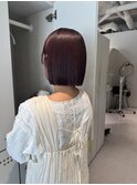 暖色ボブ