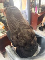 オズ 梅田店(OZ)&nbsp;ダークブラウン/スーパー人毛エクステ80枚