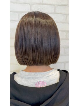 ビス ヘア アンド ビューティー 西新井店(Vis Hair＆Beauty) 小顔レイヤーロブヘアウルフカットブリーチなしココアブラウン