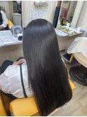 美髪矯正ストレートロング