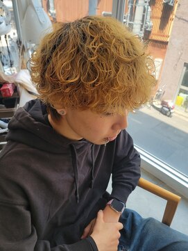 ツイギー 宮西店(TWiGGY) メンズ　波巻きパーマ