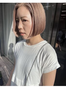 オーセン(Authen.) コーラルピンクベージュ×ボブ