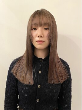 シータ(sheta) 【表参道sheta小林】小顔ぱっつんロングハイトーンブロンド