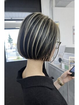 ヘアメイクレコリア(Hair Make RECOLIA) コントラストハイライト風カラー