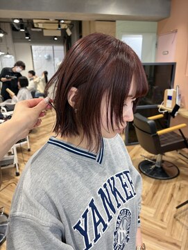 ループウエスト(LOOP WEST) 春カラー×レイヤーボブ0325