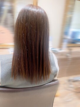 ヘアーズファイン(hair's fine) 髪質改善トリートメントロング夏◎小顔レイヤー紫外線対策
