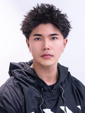 オースティン 調布アミックス(AUSTIN) デザインカラーレイヤーカットウェットヘアオリーブベージュ