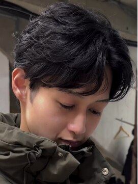 ノードオム 栄(NODE HOMME) 波巻きスパイラルパーマツイストスパイラルパーマウルフ名古屋栄
