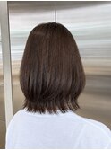 大人可愛いミディアムレイヤー×イルミナカラー髪質改善