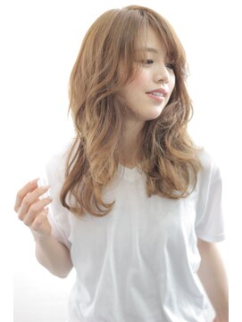 ヌーベルヴァーグ(Nouvelle Vague) 【Nouvelle Vague】シースルーバング×ロングウェーブ