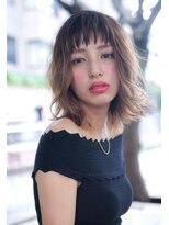 エース (ACE)&nbsp;ACE LA スポンテニアスボブ×グラデーションカラー