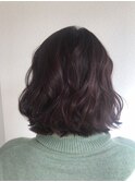 【Gree小川真由美】ルージュパープル☆切りっぱなし☆ボブ