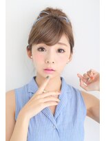 ヘアーズベリー 近鉄八尾店(hairs BERRY) 小顔＿ダブルバング＿ブランジュ＿グラデーションカラー♪