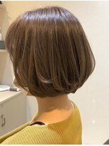 ジーナ 船橋(Zina)&nbsp;髪質改善カラー/ラッシュベージュ◆ショートボブ