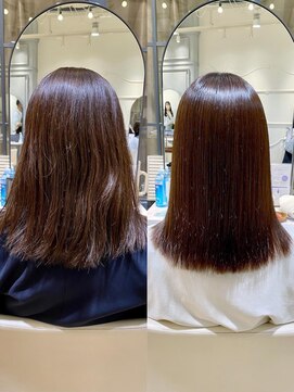 シェア 梅田 バイ ケーツー(SHARE 梅田 by k-two) 酸性ストレート/酸性縮毛矯正/アースカラー/30代/40代/50代/60代