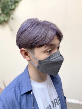 メイクス 表参道(MAKE'S omotesando) 薄紫のツーブロック