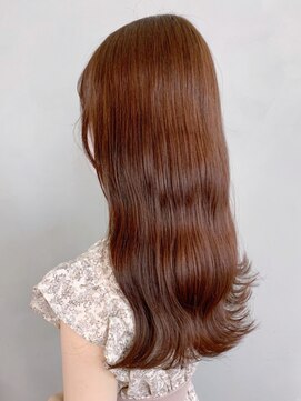 アイティー バイ アルバム 中野店(IT by ALBUM) ピンクブラウン_グレージュカラーボブウルフ_ba400121