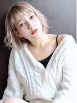 ヘアアンドメイク シークネクスト(HAIR&MAKE SeeK NEXT)&nbsp;【SeeK NEXT島貫】シルバー×きりっぱボブ