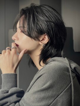 エルマーク(L-MARK) メンズボブロングロン毛パーマメンズヘアメンズパーマ