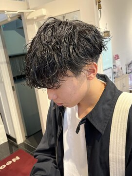 テトラ バイ ネオリーブ 横浜西口店(tetra by neolive) メンズパーマ　波巻き　ツイスパ　マッシュ　［横浜］［横浜駅］