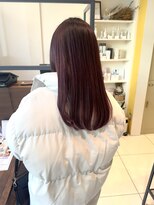 バサ 江古田店(BASSA)&nbsp;【0～1ブリーチ)チェリーレッド