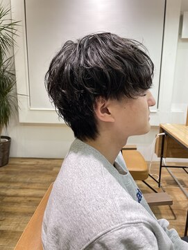 ネイビー(NAVY) マッシュパーマ×韓国マッシュ