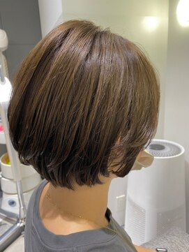 アフロディーテギンザ 日本橋人形町店(APHRODITE GINZA) フルバング/似合わせカット/レッドブラウン/30代40代/人形町