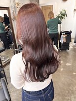 ヴィップルーム(viproom) 切りっぱなしボブ/エアリーロング/美髪/ピンクブラウン