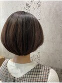 丸みあるグラデーションボブ
