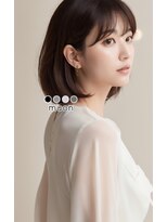 ムオン 平尾店(muon) しっとり前上がりミディアムボブ