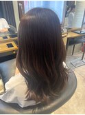 髪質改善/美髪ミディアム/ゆるウェーブ/シアーカラー/ブラウン