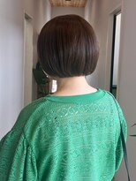 アパートメントヘアー&nbsp;佐賀/髪質改善ヘアカラー/ショートボブ/アッシュベージュ