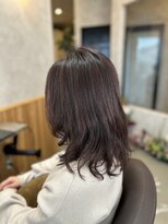 ニッケ ヘアーデザイン(nikke hair design) 残ったパーマの利用スタイル